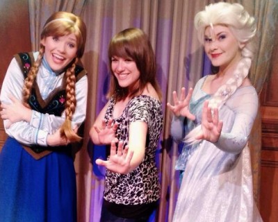 Anna and Elsa at Princess Fairytale Hall - Magic Kingdom