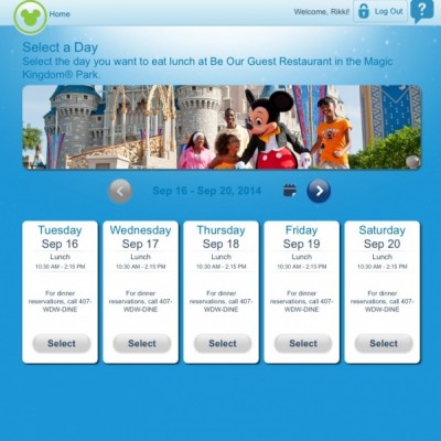 Be Our Guest FastPass Reservation 3