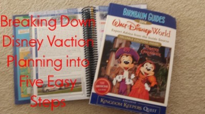 Breaking Down Disney Vacation Planning Into Five Easy Steps