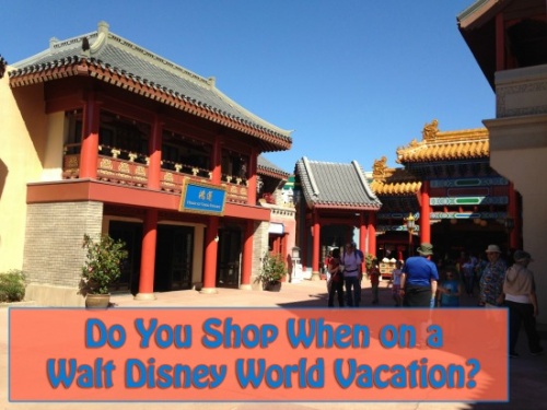 Do You Shop When On a Walt Disney World Vacation