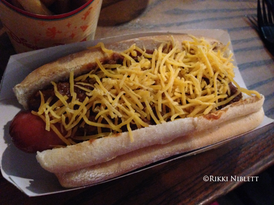 Backlot Express Chili Dog