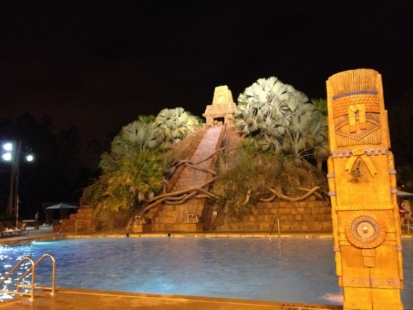 Coronado Springs Pool at Night