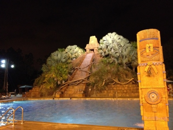 Coronado Springs Pool at Night 