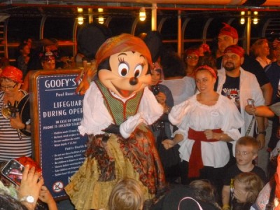 Disney Magic Cruise Ship reimagined pirates in the caribbean party