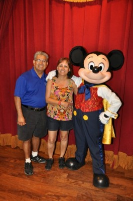 Meeting Mickey Mouse