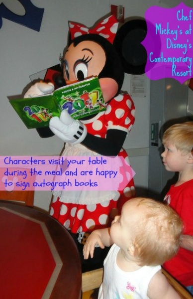 Disney Autograph Book - Chef Mickey with Markers