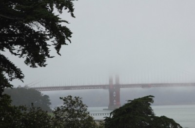 Foggy Golden Gate Bridge