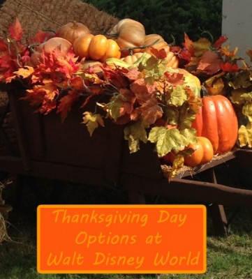 Thanksgiving Day Options at Walt Disney World