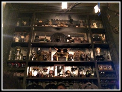 Masks and skulls are a specialty at Borgin and Burkes