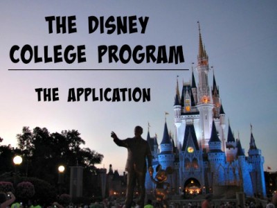 The Disney College Program: The Application