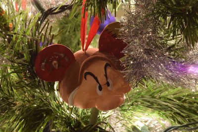 Grumpy Mickey Ears Ornament