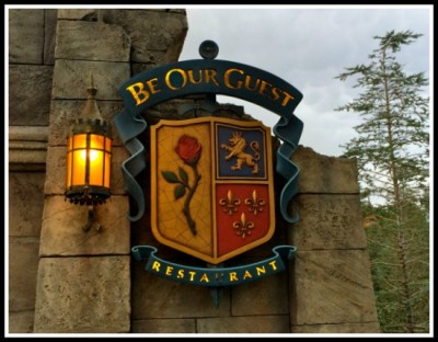 Be Our Guest Restaurant Sign
