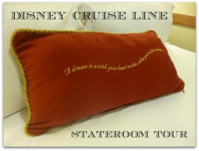 Disney Cruise Line inside standard stateroom tour magic 15