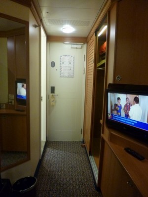 Disney Cruise Line inside standard stateroom tour magic 6