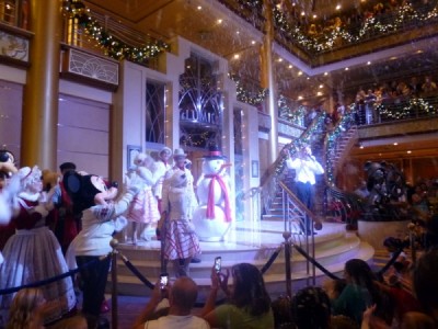 Disney Cruise Line very merrytime cruise holiday christmas 7