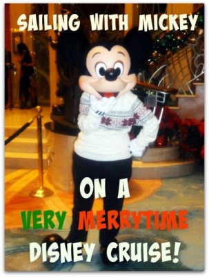 Disney Cruise Line very merrytime cruise holiday mickey