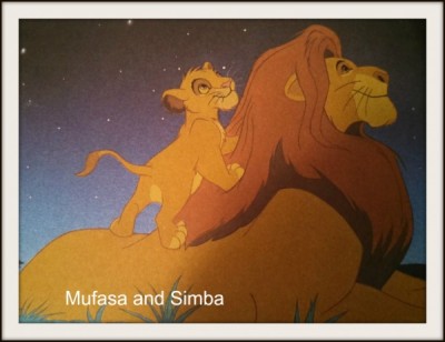 Simba & Mufasa - with text