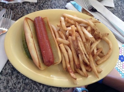 Beaches & Cream hot dog