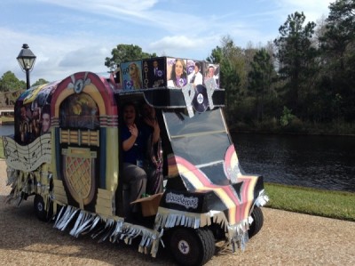 Port Orleans Resort Mardi Gras Parade pop music 5