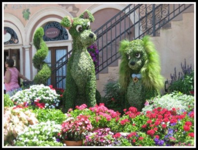 Some of my favorite Flower & Garden Festival character topiaries over the years