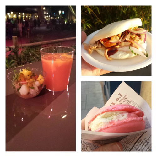 Many snack options around the World Showcase. I ate dessert first!