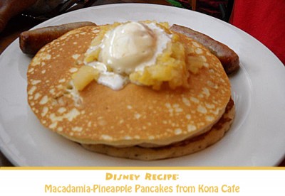 Macadamia-Pineaple Pancakes from Kona Cafe