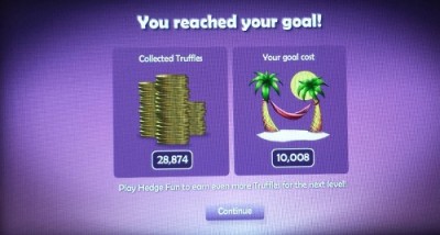 Congratulations! You reached your goal!
