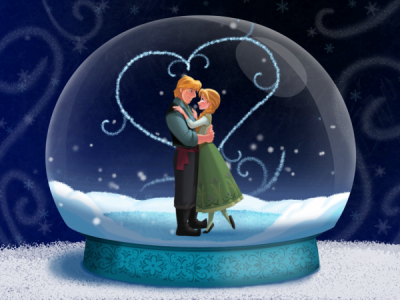 Snowglobe for Frozen Storybook Deluxe