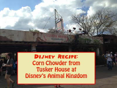 Disney Recipe - Tusker House Corn Chowder