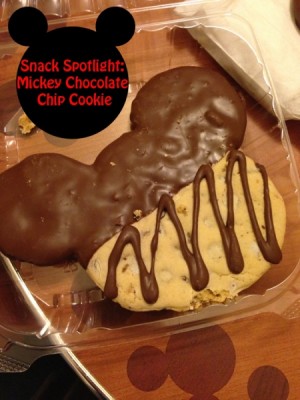 Snack Spotlight - Mickey Chocolate Chip Cookie