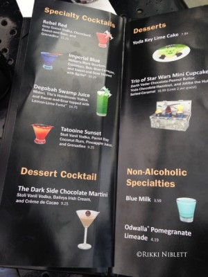 Drink and Dessert Menu