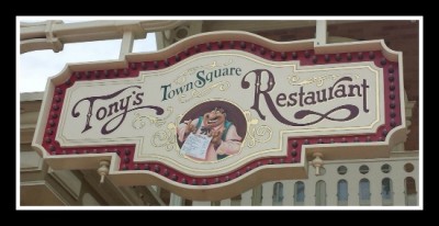 Tony's sign