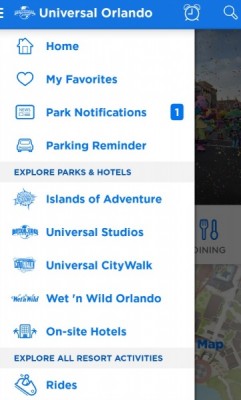 Universal App Menu