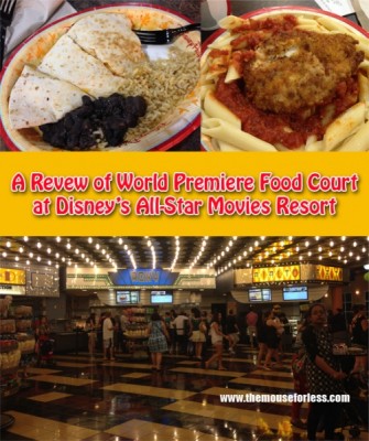 A Review of the World Premiere Food Court at Disney's All-Star Movies Resort