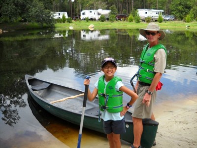 Canoe at Fort Wilderness