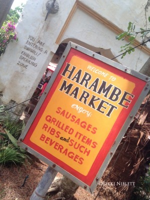 Harambe Market Decor