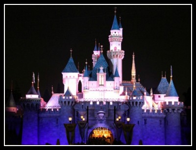 Sleeping Beauty Castle night