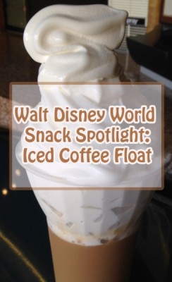 Walt Disney World Snack Spotlight on the Iced Coffee Float