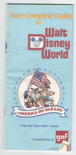 Disney Pamphlet Cover