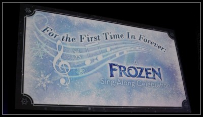 Keeping cool Frozen Sign