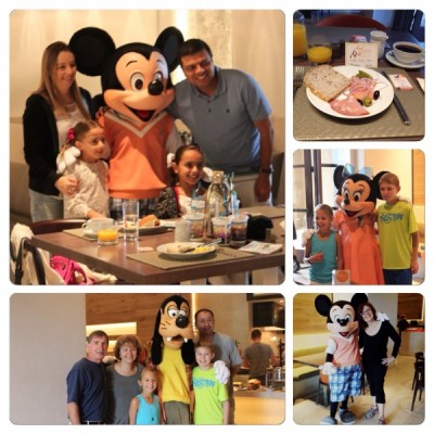 Character breakfast at Ravello