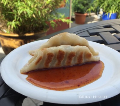 Chicken Potstickers from China Marketplace Booth