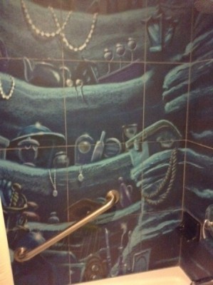 Art of Animation inside shower