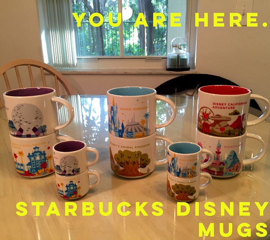 You Are Here: The Starbucks Disney Coffee Mugs