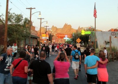 Cars Land Neon Lighting