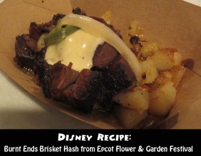 Disney Recipe - Burnt Ends Brisket Hash