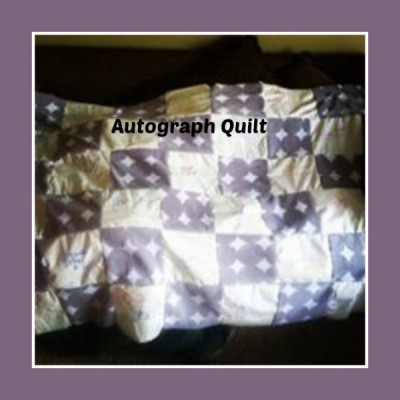 Autograph quilt RS