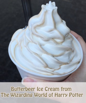 Butterbeer Ice Cream from The Wizarding World of Harry Potter