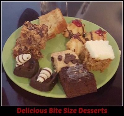 Bite size desserts
