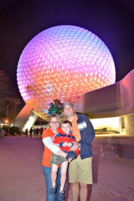 Closing out the day at Epcot